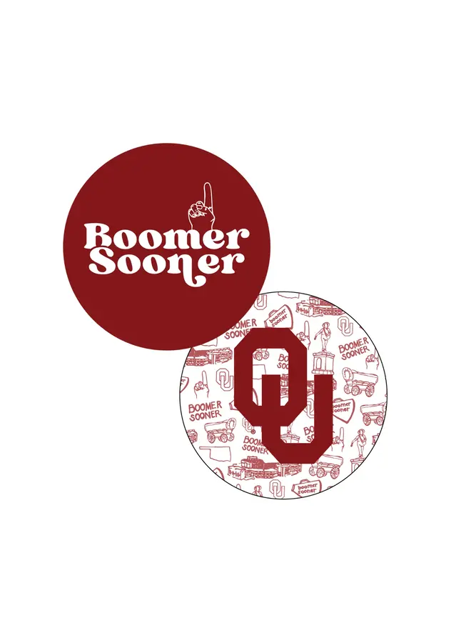 OU Coasters Set of 50