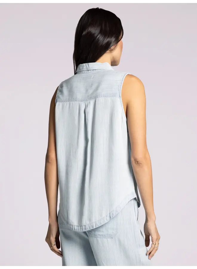Blossom Tank Mia Herringbone