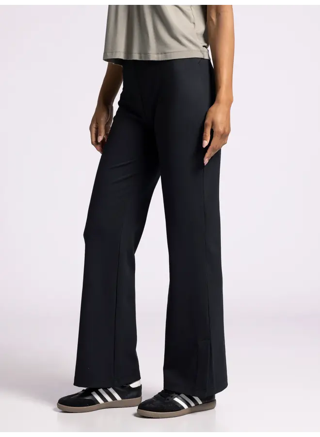 Izzy Pants Black Ribbed