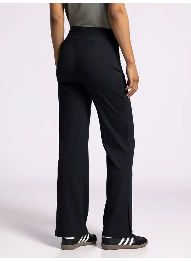 Izzy Pants Black Ribbed