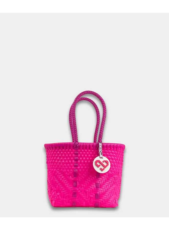 Glimmer Magenta Tote Bag Mini