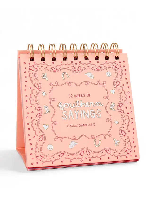 52 Weeks Of Southern Sayings - Desk Flip Calendar