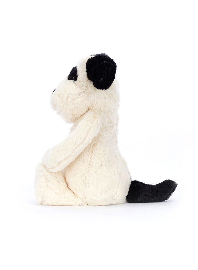 Bashful Black and Cream Puppy Medium