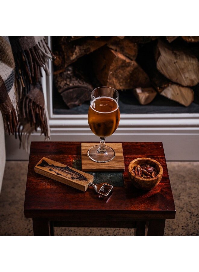 Oak Bottle Opener Salmon