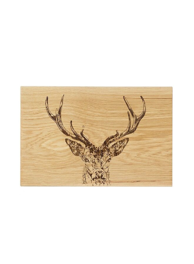 Oak Serving Board Stag Prince