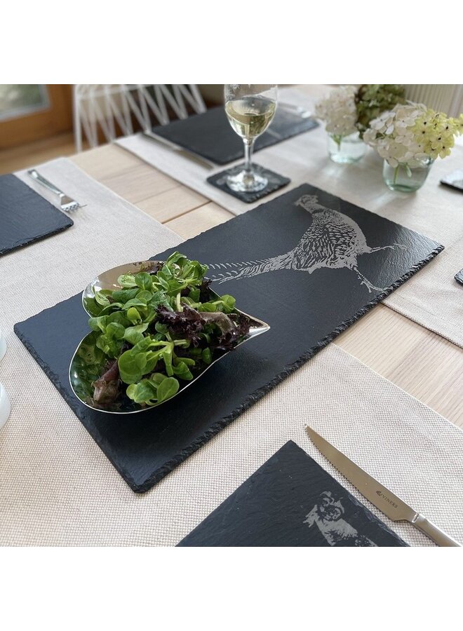Slate Table Runner Pheasant