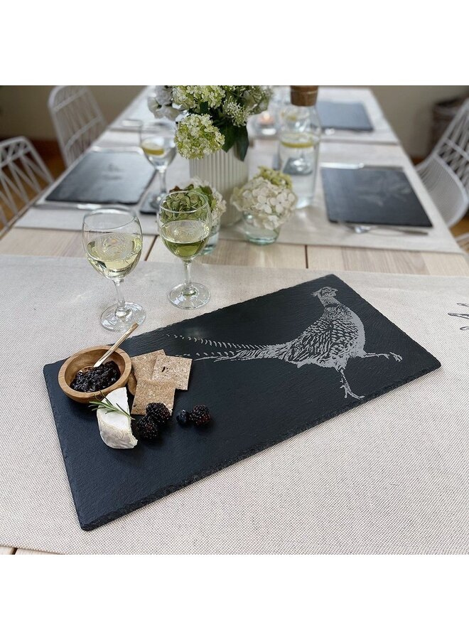 Slate Table Runner Pheasant