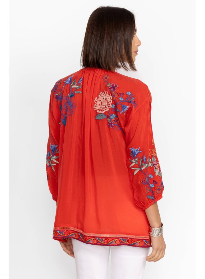 Zadonia Blouse Melisa Fiery Red