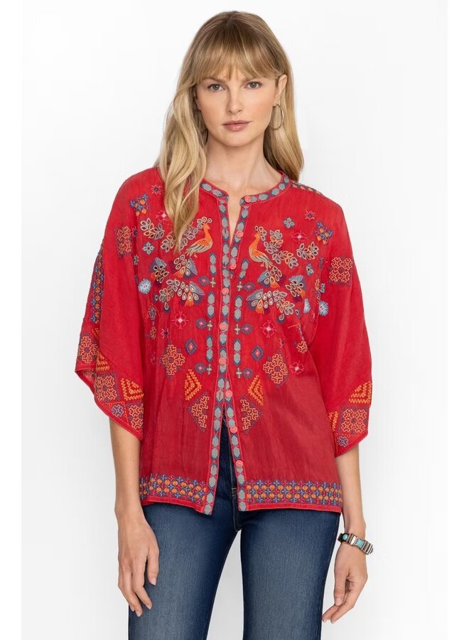 Brony Blouse Equestrian Red