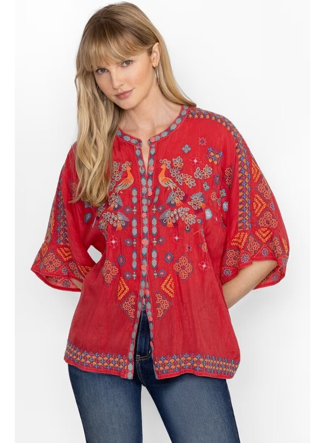 Brony Blouse Equestrian Red
