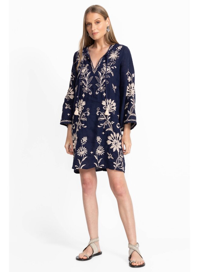 Kimono Sleeve Relaxed Dress Danika Blue Night