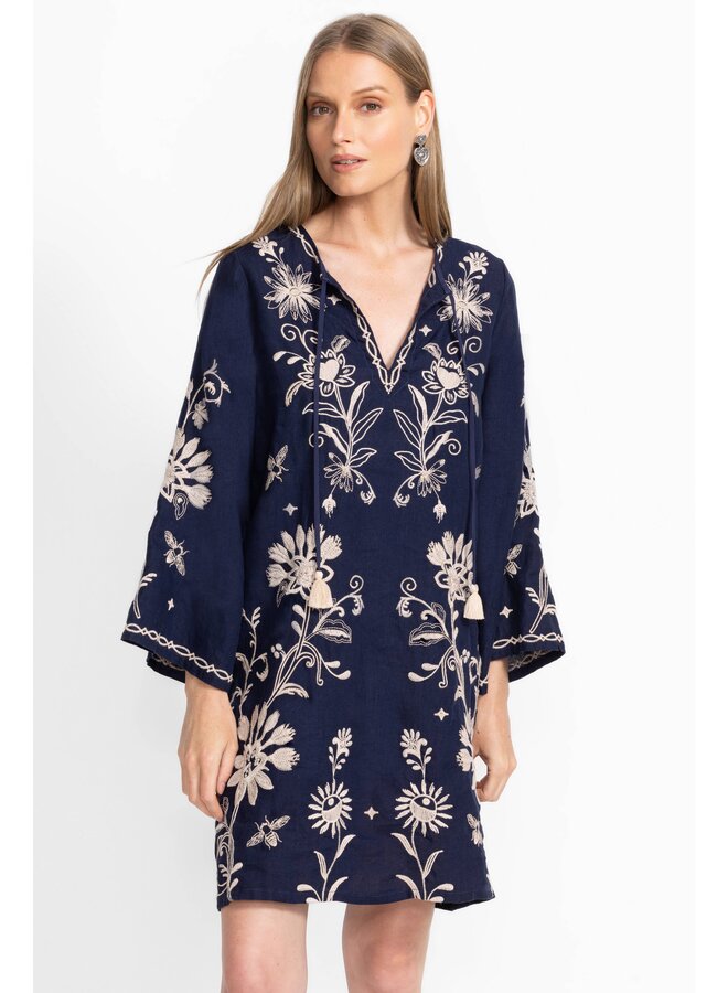Kimono Sleeve Relaxed Dress Danika Blue Night