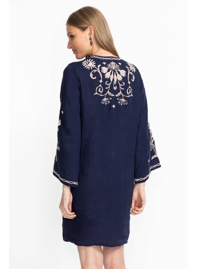 Kimono Sleeve Relaxed Dress Danika Blue Night