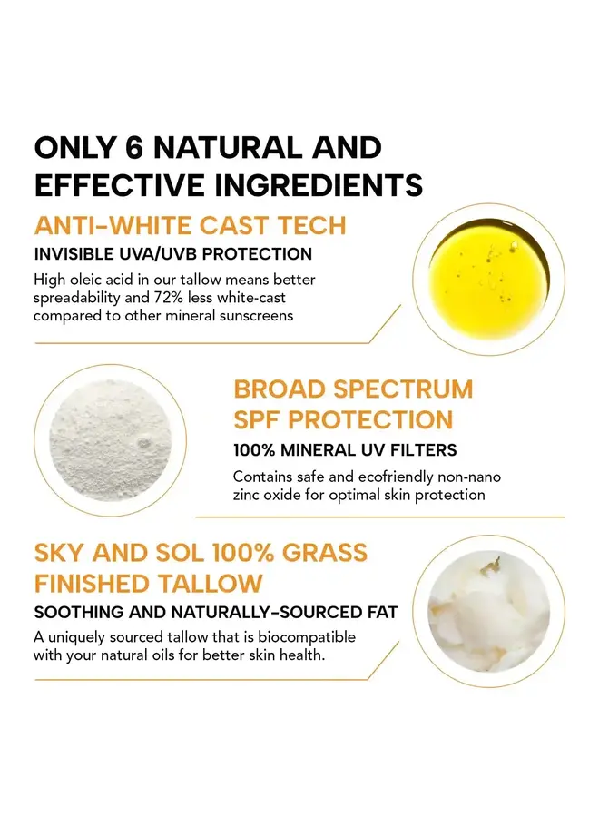 Sky & Sol Face/Body Sunscreen SPF 50