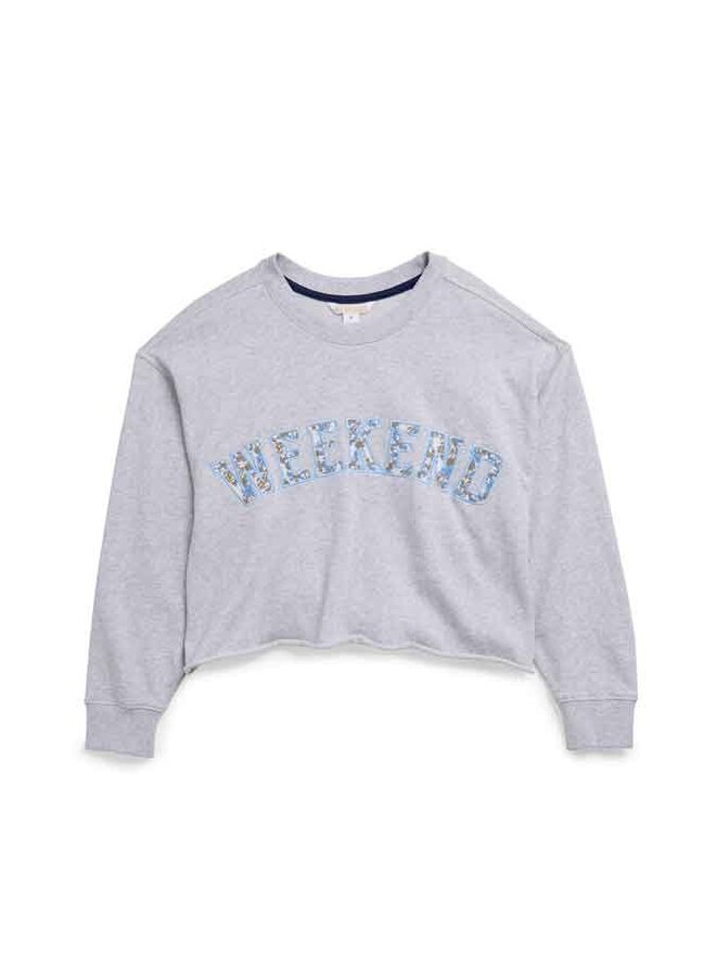 Weekend Gray Lounge Sweatshirt