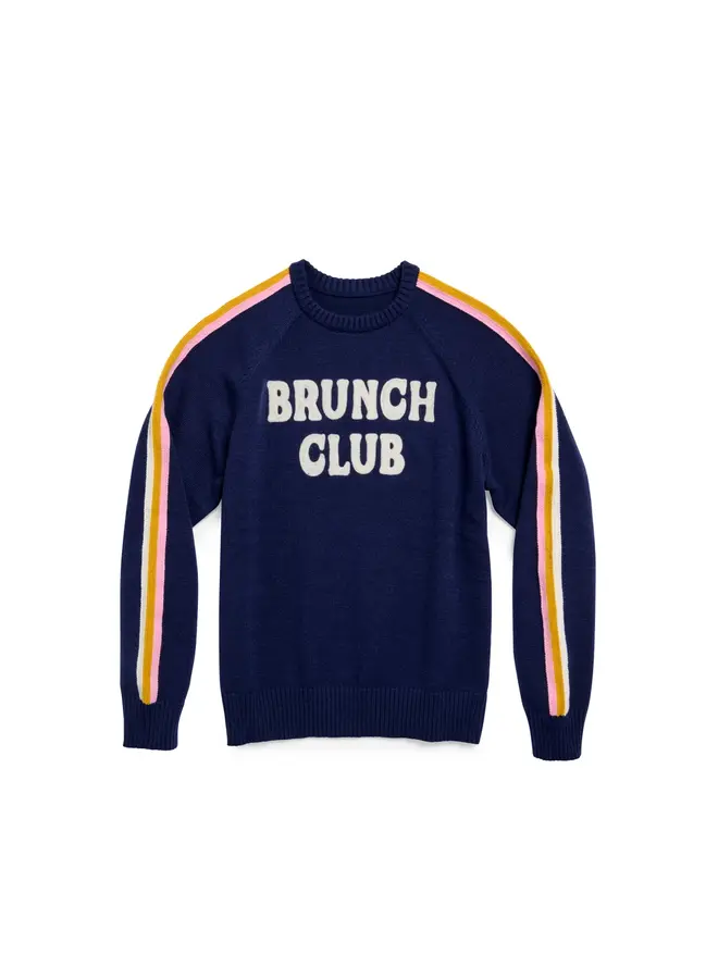 Brunch Club Sweater Navy