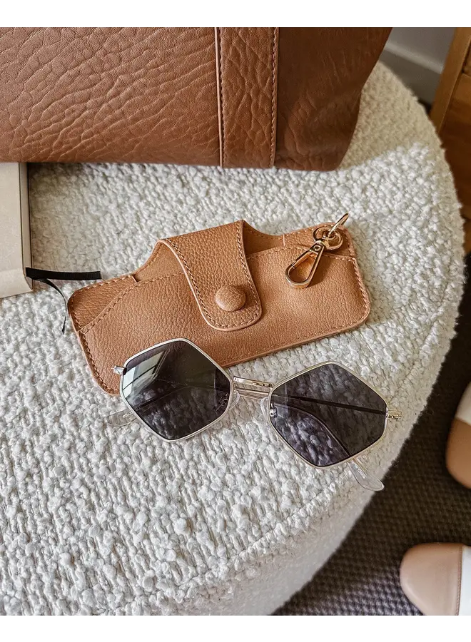 Skittle Sunglass Case Camel