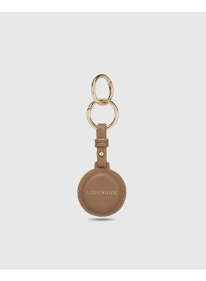 Opal Airtag Keychain Mocha