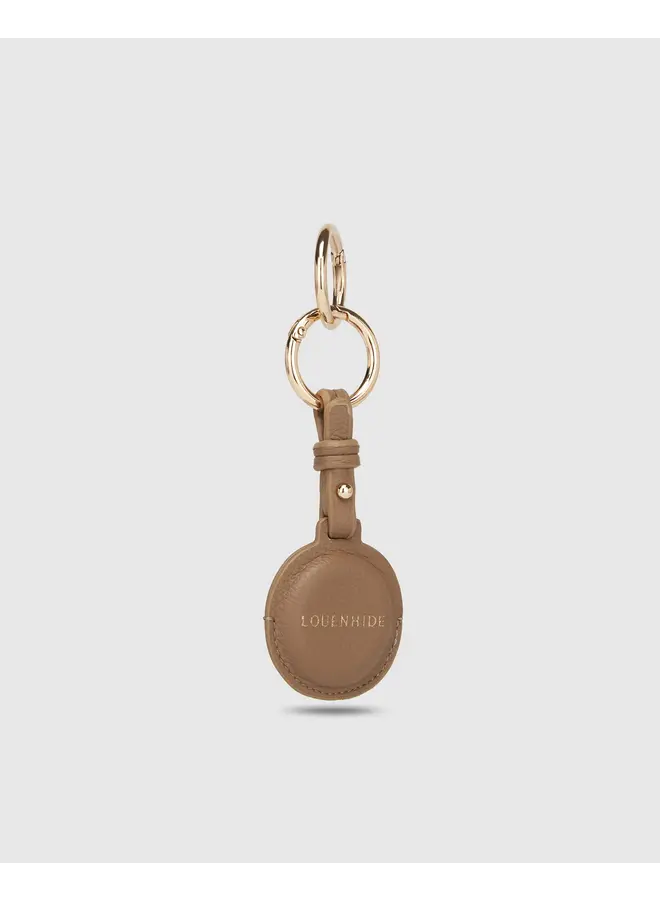 Opal Airtag Keychain Mocha