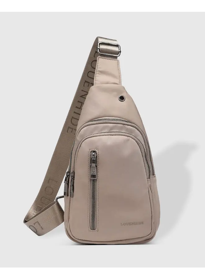 Boyd Nylon Sling Bag Beige