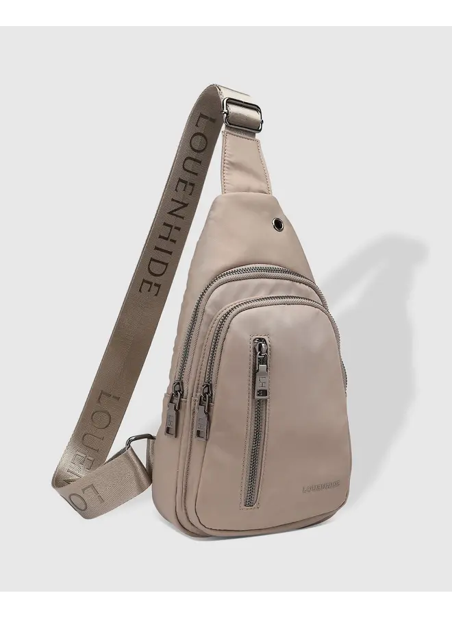 Boyd Nylon Sling Bag Beige