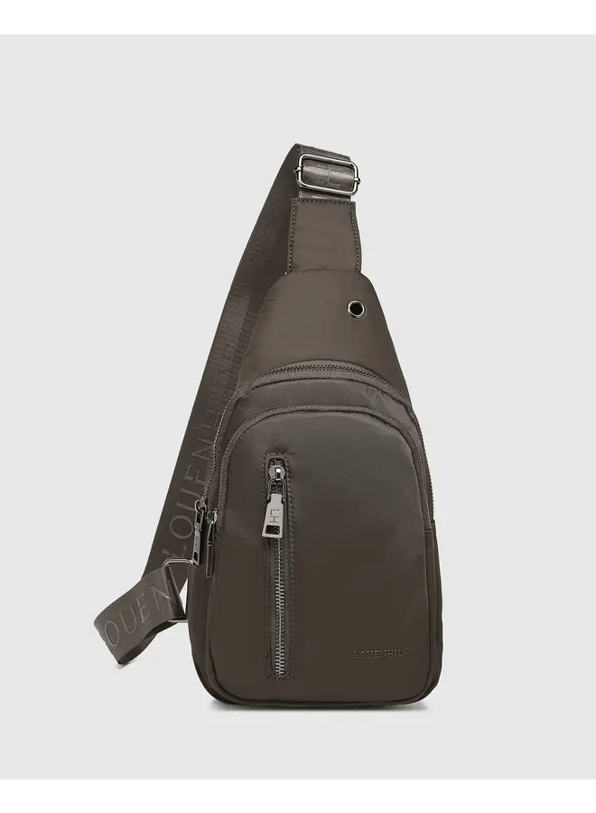 Boyd Nylon Sling Bag Chocolate