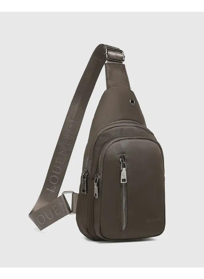 Boyd Nylon Sling Bag Chocolate