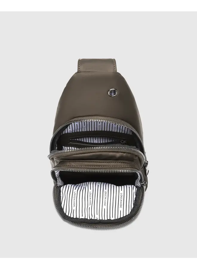 Boyd Nylon Sling Bag Chocolate