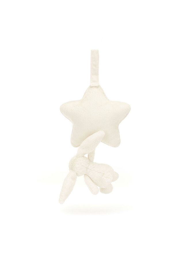 Bashful Cream Bunny Musical Pull