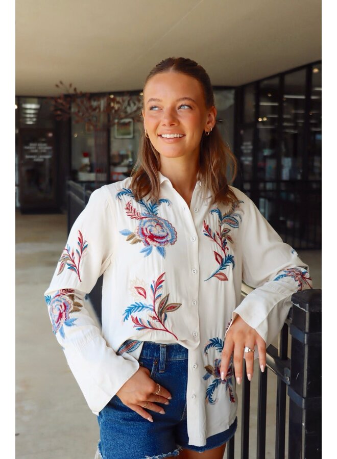 Vintage Button Down Shirt Alexa Shell