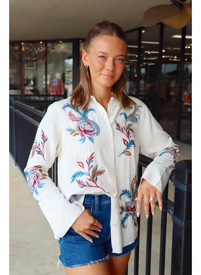 Vintage Button Down Shirt Alexa Shell