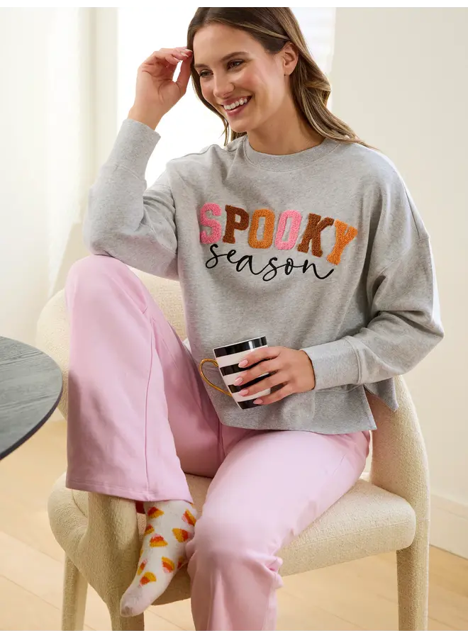 Spooky Season Sweatshirt Gray