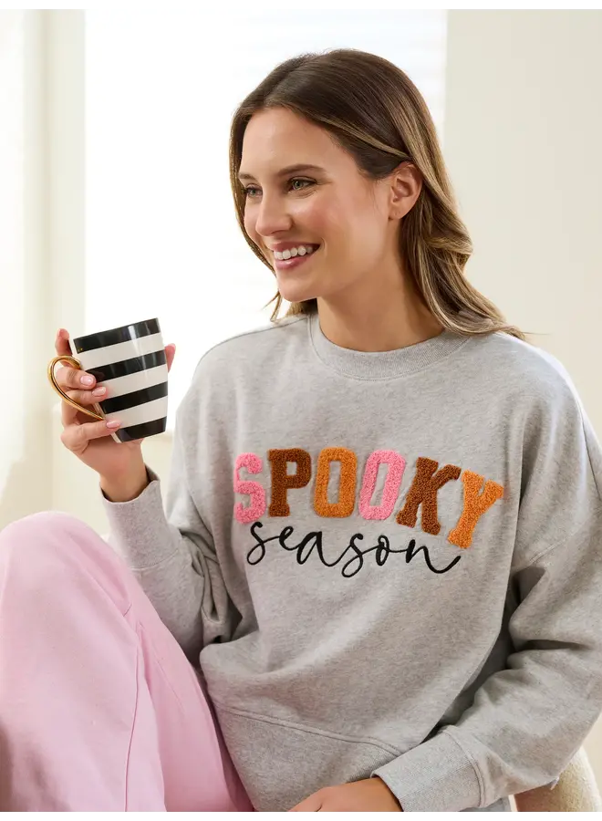 Spooky Season Sweatshirt Gray
