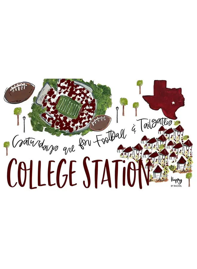 Mega Mug 40oz Saturdays in College Station