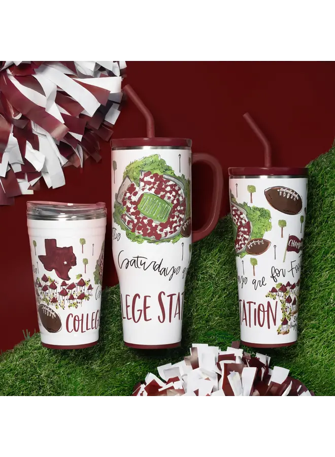 Mega Mug 40oz Saturdays in College Station