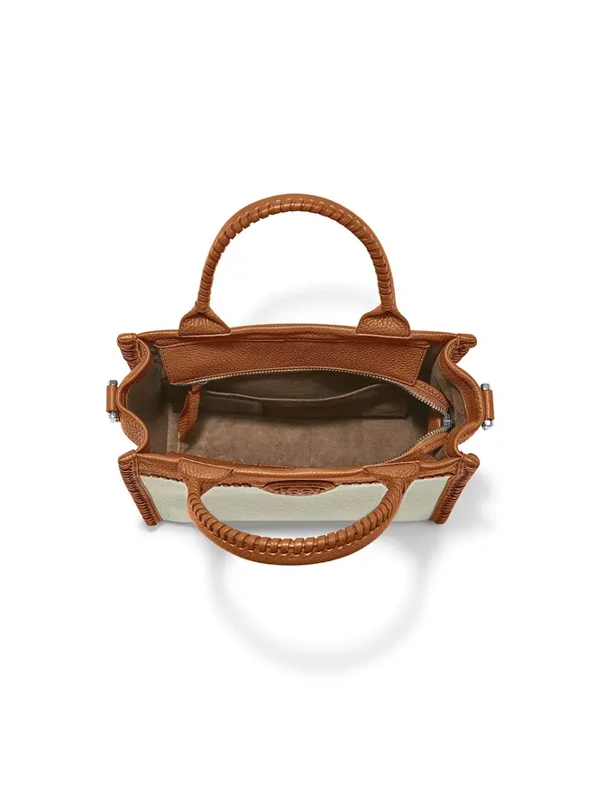 Sofia Medium Tote Luggage/White