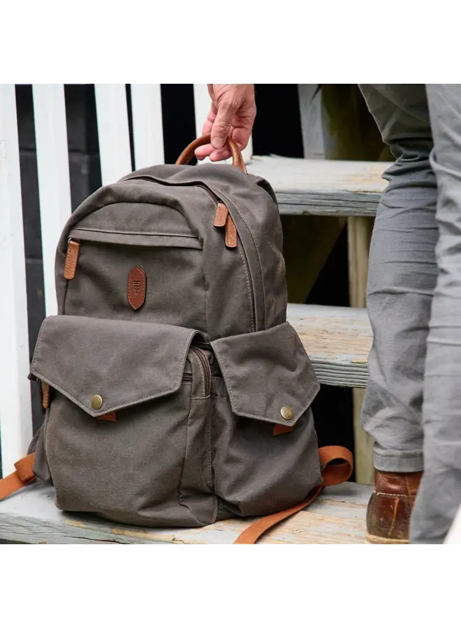 Canvas Backpack Bark