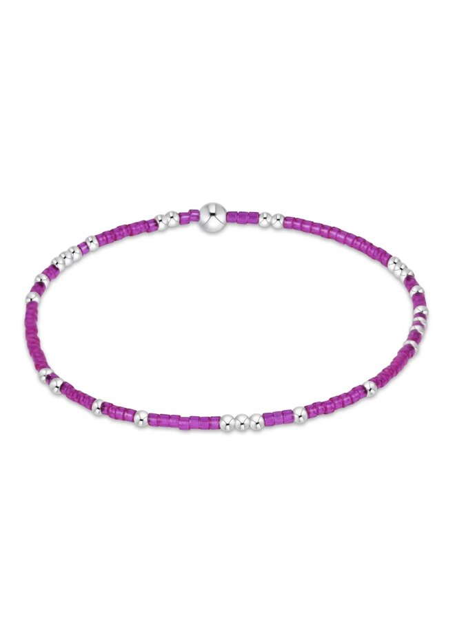 Hope Unwritten Sterling Bracelet Fuchsia