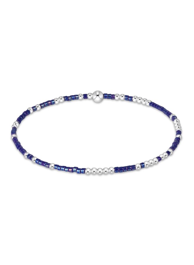 Hope Unwritten Sterling Bracelet Blue Metallic