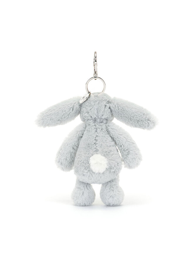 Bashful Silver Bunny Bag Charm