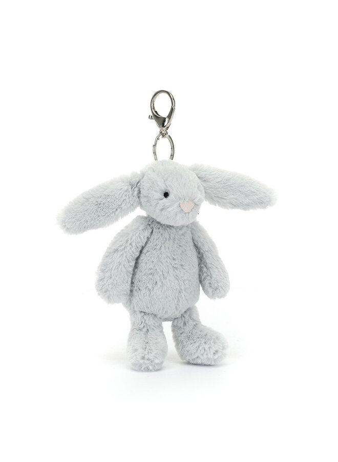 Bashful Silver Bunny Bag Charm