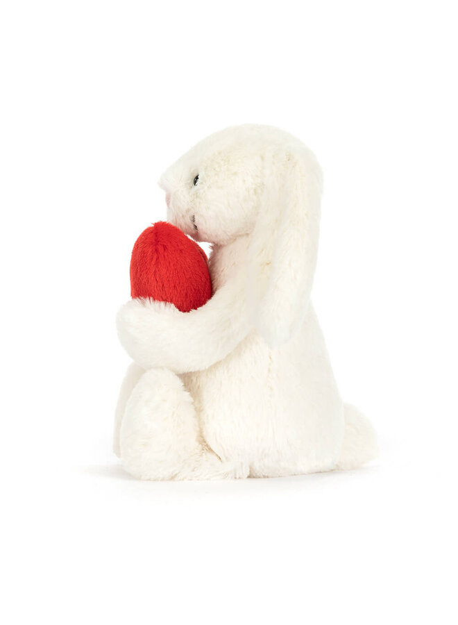 Bashful Red Love Heart Bunny