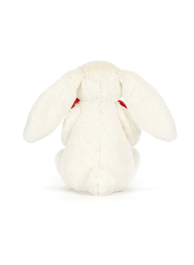 Bashful Red Love Heart Bunny