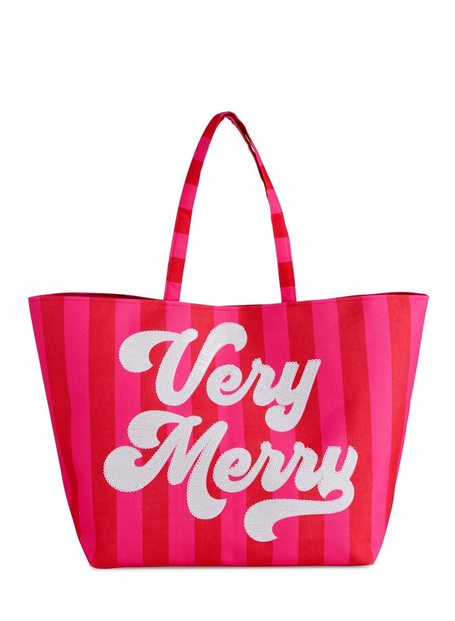Very Merry Gifting Tote Red