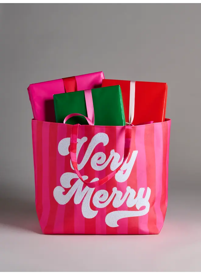 Very Merry Gifting Tote Red