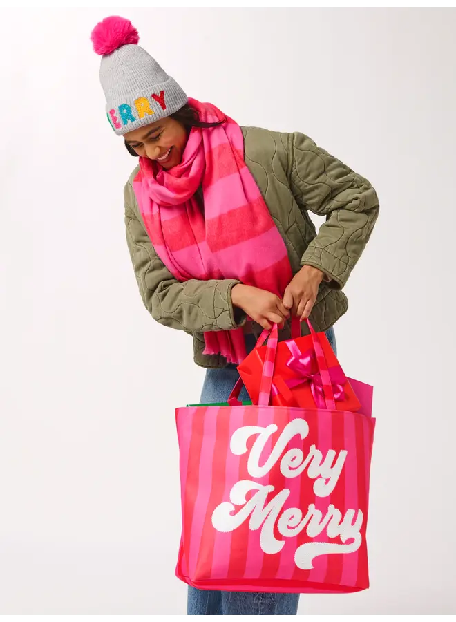 Very Merry Gifting Tote Red