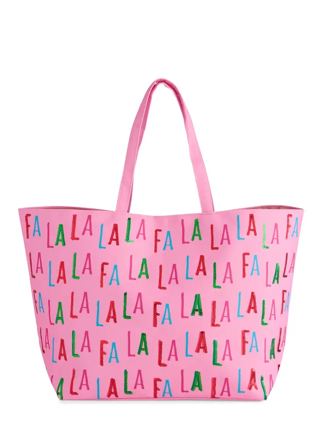 Fa La La Gifting Tote Pink