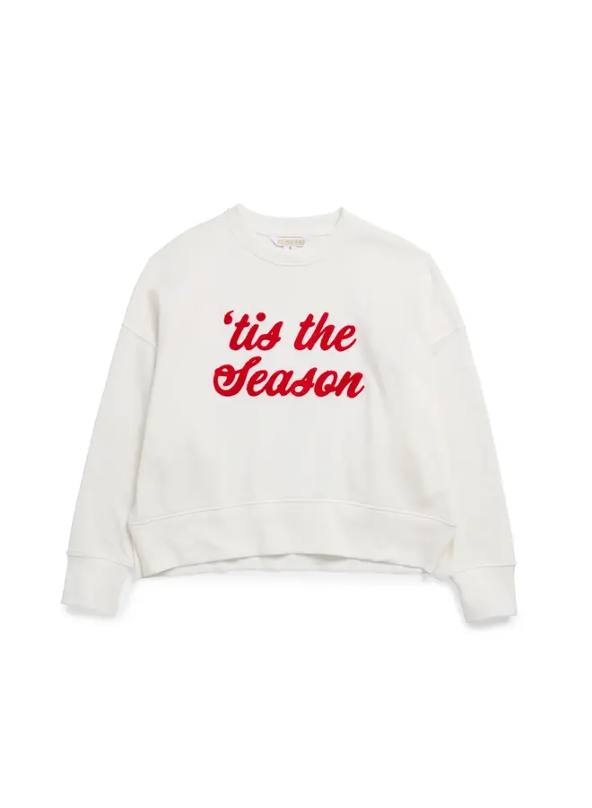 Tis The Season Sweatshirt Ivory