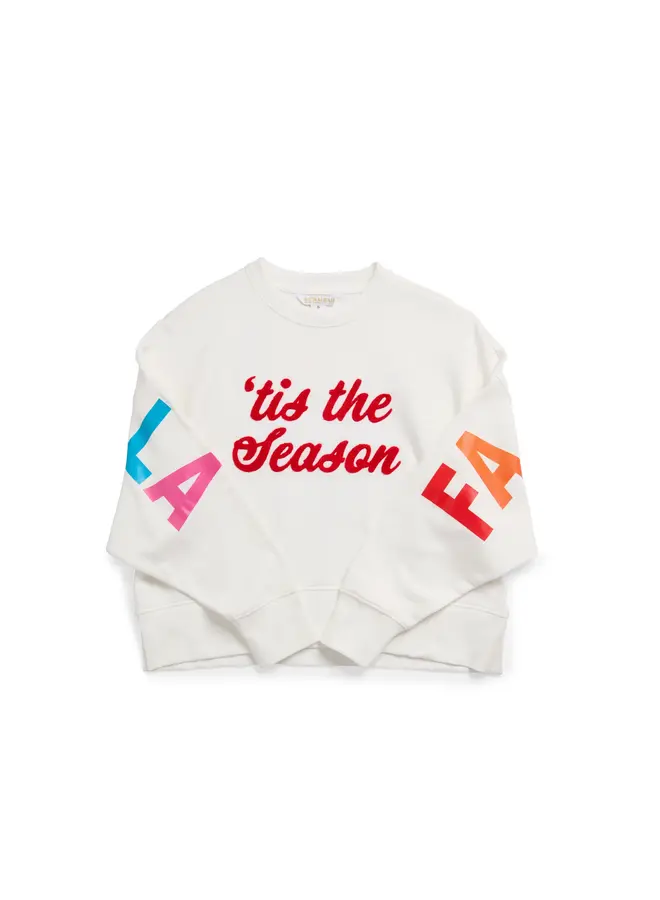Tis The Season Sweatshirt Ivory