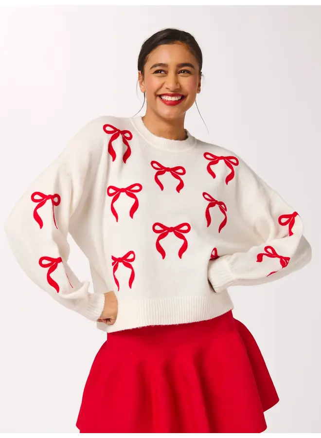 Bow Sweater Ivory